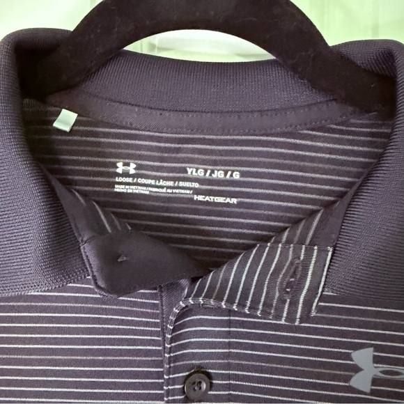 Under Armour Black Polo Shirt with Performance Fabric - Picture 5 of 5